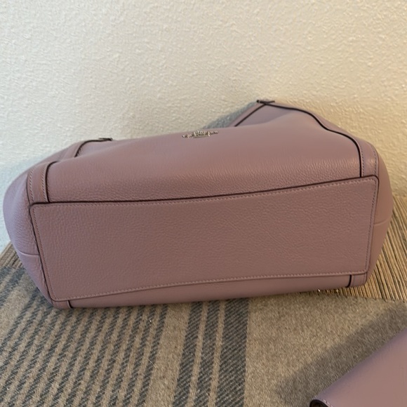 Coach Kristy Soft Lilac Purple Shoulder Bag and Slim Wallet Set - Picture 14 of 15